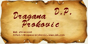 Dragana Proković vizit kartica